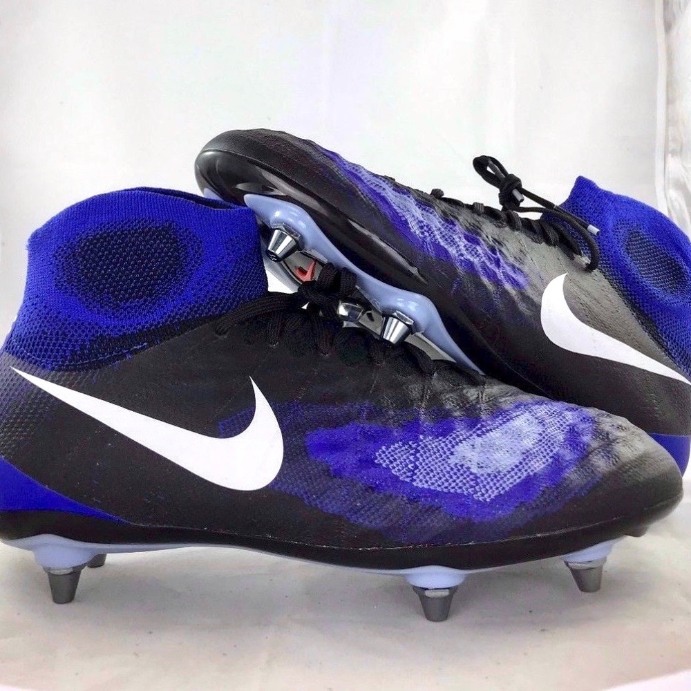 Nike Magista Obra II 2 SG Black Blue Soccer Cleats